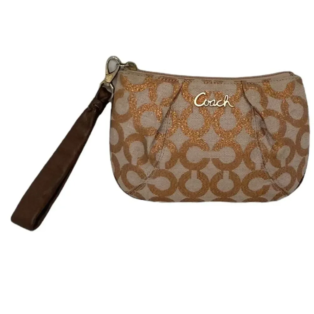 COACH Signature Bronze Metallic 